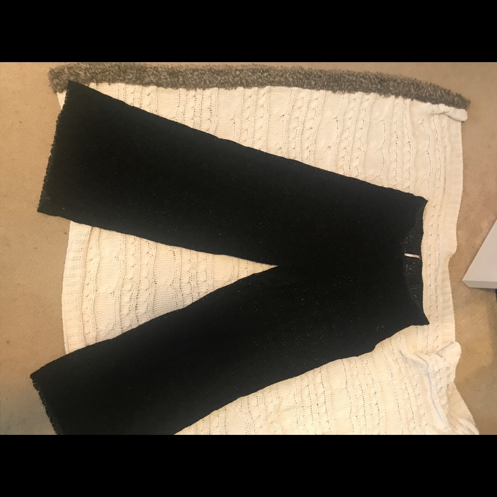 Lace flare boot cut pants